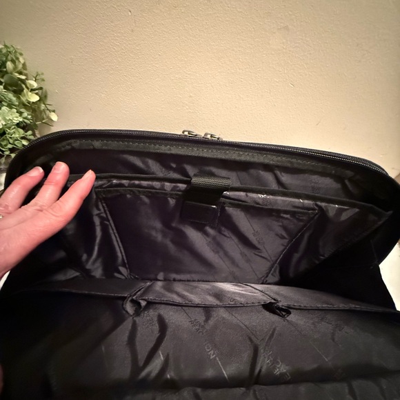 Kenneth Cole Dark Leather Messenger Bag - Picture 7 of 10